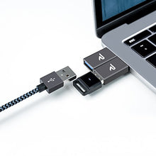 Carica l'immagine nel visualizzatore di Gallery, Rampow Adattatore USB C a 3.1 [ OTG - 2 Pezzi ]Adattatore Space grey