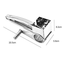 Carica l'immagine nel visualizzatore di Gallery, Grattuggia Formaggio in Acciaio Inox Utensile da Cucina Multifunzione...