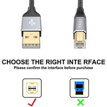 Carica l'immagine nel visualizzatore di Gallery, PIPIKA Cavo Stampante USB 2.0,[2M] Tipo A Maschio a B 2M