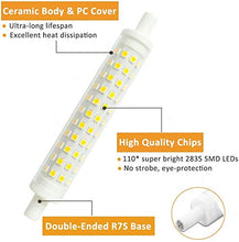 Carica l&#39;immagine nel visualizzatore di Gallery, R7S LED 118mm Slim 15W, 15W 118mm(non dimmerabile), Bianco Calda - Ilgrandebazar