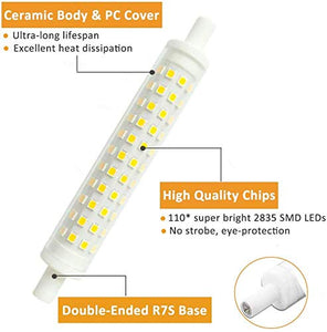R7S LED 118mm Slim 15W, 15W 118mm(non dimmerabile), Bianco Calda - Ilgrandebazar