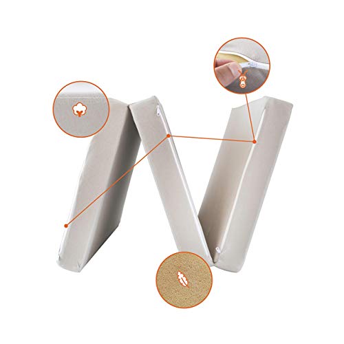 Materassino da Viaggio per Lettino Bambini Premium, 100% Cotone Sfoderabile... - Ilgrandebazar