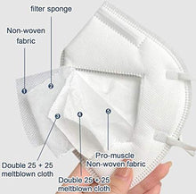 Carica l'immagine nel visualizzatore di Gallery, 5 Pcs copri viso bocca naso
