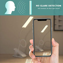 Carica l'immagine nel visualizzatore di Gallery, LENCENT Lampada da Lettura 24 LED con Clip, 9 Livelli di Luminosità【Bianca...