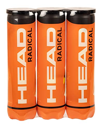 Head 3X4B Radical, Palline Tennis Unisex Adulto, Giallo, Taglia Unica