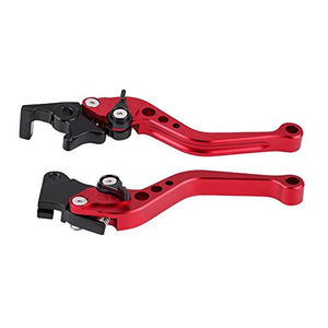1 paio leve leva freno frizione 7/8", universale Keenso Red - Ilgrandebazar