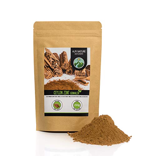 Cannella di Ceylon (250g), cannella in polvere, 100% naturale, 250 GR