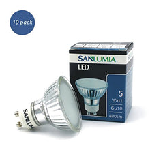 Carica l&#39;immagine nel visualizzatore di Gallery, Sanlumia Lampadine LED GU10 5W, Equivalenti a Alogene Natral White