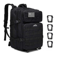 Carica l'immagine nel visualizzatore di Gallery, ZEHNHASE Zaino Tattico Militare 45L Molle Professionale Trekking Nero