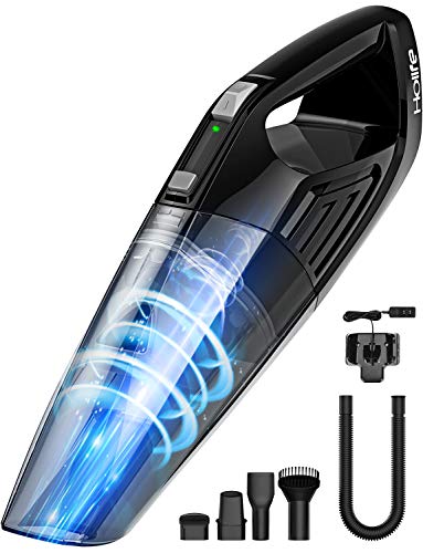Aspirabriciole Senza Fili, Holife Aspirapolvere Portatile Potente, Nero 164 - Ilgrandebazar