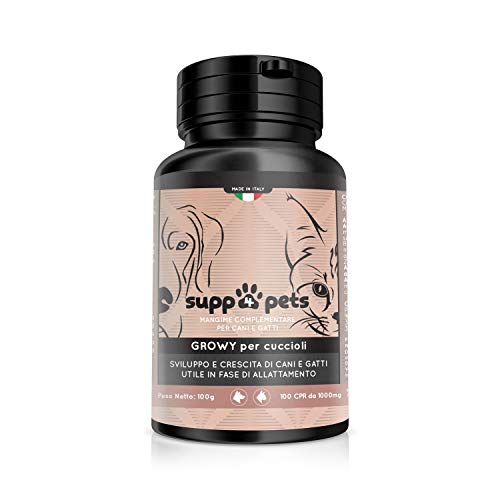 SUPP4PETS GROWY Supporto per Crescita e Sviluppo | Per Cani e Gatti 100cpr...