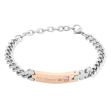 Carica l&#39;immagine nel visualizzatore di Gallery, Zysta Braccialetto d&#39;Amore Bracciali per Coppia lovers lui &amp; lei...
