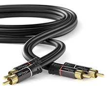 Carica l&#39;immagine nel visualizzatore di Gallery, KabelDirekt 1m Cavo RCA, (Coassiale Audio Stereo 2 Connettori, RCA 1 Metro