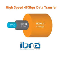Carica l'immagine nel visualizzatore di Gallery, Cavo HDMI 2.1 IBRA 8K ultra veloce a 48 Gbps | Supporta 2M