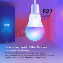 Carica l&#39;immagine nel visualizzatore di Gallery, TP-Link Tapo L530E Lampadina WiFi Intelligente LED Smart Multicolore, E27, Compatibile con Alexa e Google Home, 806 lumen, 9W(Equivalente 60 W), Senza hub richiesto, Controllo Remoto tramite APP Tapo