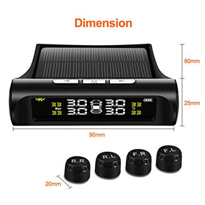 NWOUIIAY Sistema TPMS di Monitoraggio della Pressione dei Pneumatici... - Ilgrandebazar