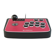 Carica l&#39;immagine nel visualizzatore di Gallery, Lioncast Controller Joystick per Combattimento Arcade Rosso - PC, PS2, PS3