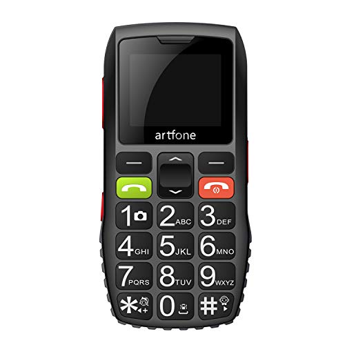 Artfone C1 Telefono Cellulare per Anziani con Tasti Grandi, Funzione SOS,...