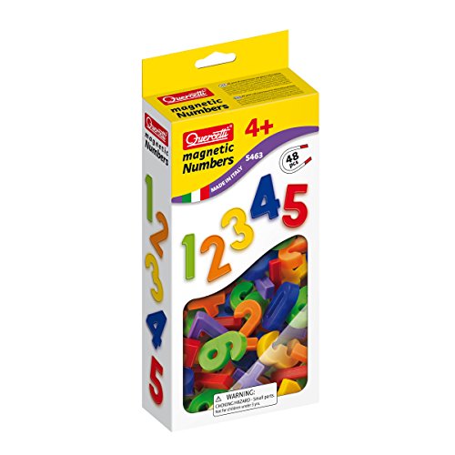 Quercetti- Gioco con Numeri Magnetici, Multicolore, 05463 Multicolore - Ilgrandebazar