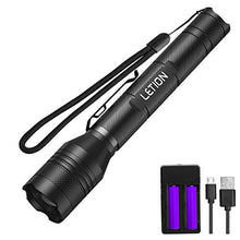 Carica l&#39;immagine nel visualizzatore di Gallery, LETION Torcia LED Potente Ricaricabile con 1500 Lumen IPX4 Impermeabile 5...