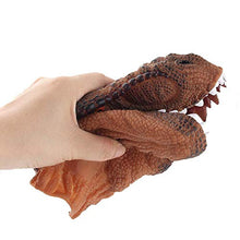 Carica l&#39;immagine nel visualizzatore di Gallery, Kobwa - Marionetta a forma di dinosauro, 21,08 cm, in morbida Triceratops - Ilgrandebazar