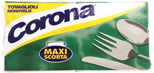 Corona Tovaglioli Monovelo Maxi Scorta - 1 Pacco - Ilgrandebazar