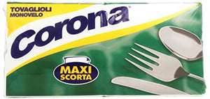 Corona Tovaglioli Monovelo Maxi Scorta - 1 Pacco - Ilgrandebazar
