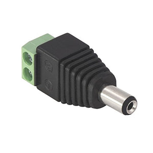 VCE 6 paia di connettori alimentazione DC maschio femmina 5,5 mm x 2,1 mm...