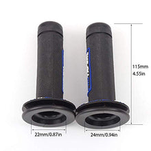 Carica l&#39;immagine nel visualizzatore di Gallery, MotoCircuirPartes PT-008 Moto manopole per manubrio in gomma blu