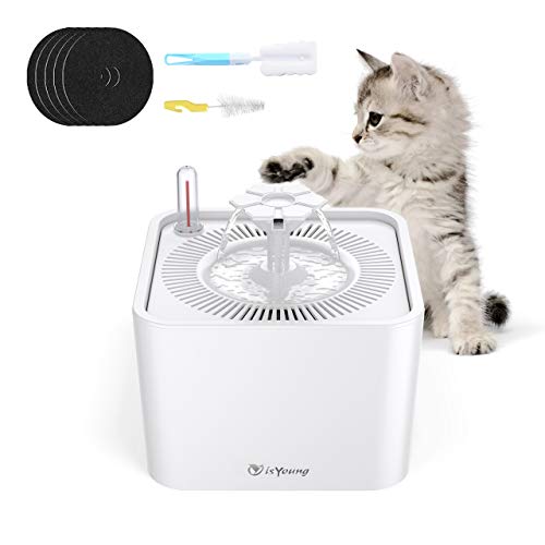 isYoung - Fontana per Cani e Gatti, con indicazione della quantità di Acqua,...