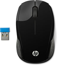 Carica l'immagine nel visualizzatore di Gallery, HP - PC 200 Mouse Wireless, Tecnologia LED Rosso, Laser fino a 1000 DPI, Nero