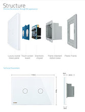 Carica l&#39;immagine nel visualizzatore di Gallery, LIVOLO Interruttore della Luce con Indicatore LED Touch Switch Pannello... - Ilgrandebazar