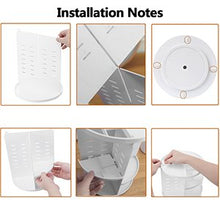 Carica l&#39;immagine nel visualizzatore di Gallery, ATPWONZ Organizer per Cosmetici - Trucco Organizzatore Vassoio Bianco