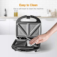 Carica l&#39;immagine nel visualizzatore di Gallery, Tostiera Sandwich Maker, Piastra Per Toast 2 Posti, Sandwichmaker