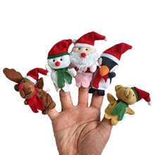 Carica l&#39;immagine nel visualizzatore di Gallery, LHKJ 5 pcs Burattino del Dito,Serie Fumetto di Natale Bambole del... - Ilgrandebazar