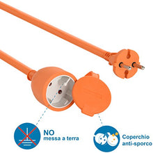 Carica l&#39;immagine nel visualizzatore di Gallery, Electraline 49235 Prolunga Giardino con Avvolgicavo Spina e Presa 40 m