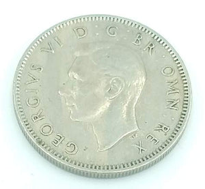 Confezione da due monete britanniche replica, una con scellino. Georgivs VI... - Ilgrandebazar