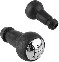 Carica l&#39;immagine nel visualizzatore di Gallery, OBEST Auto Pomello del Cambio 5 Marce per Peugeot 205 206 306 Black&amp;silver
