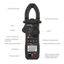 Carica l&#39;immagine nel visualizzatore di Gallery, Meterk Portatile Handheld 6000 Contatori Meter Clamp Digitale NCV B073y162bz - Ilgrandebazar