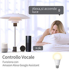 Carica l&#39;immagine nel visualizzatore di Gallery, Lampadina Intelligente Anoopsyche Smart WiFi E27 9W 2 pack