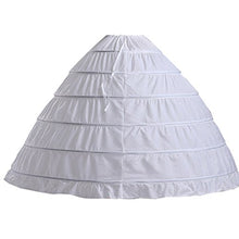 Carica l'immagine nel visualizzatore di Gallery, TEERFU Donna Crinoline Petticoat sottogonna Gonna Ball 25.5W -109 cm, White - Ilgrandebazar