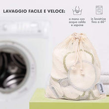 Carica l&#39;immagine nel visualizzatore di Gallery, enooso Dischetti Struccanti Lavabili in Bambù - Salviette 12 Soft + 6 Scrub - Ilgrandebazar