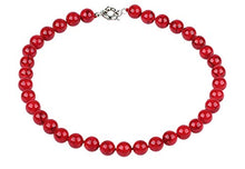 Carica l&#39;immagine nel visualizzatore di Gallery, Treasurebay FAB - Collana da donna con gemma di alaqueca rossa 12 mm,... - Ilgrandebazar
