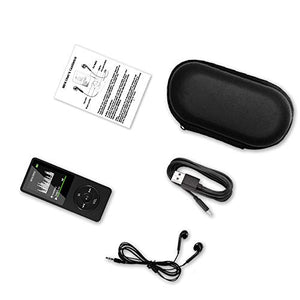 Lettore MP3 Musicale Digitale Portatile, Player con Nero (non bluetooth)