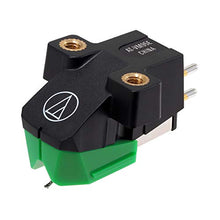 Carica l&#39;immagine nel visualizzatore di Gallery, Audio-Technica AT-VM95E Dual Moving Magnet Turntable Cartridge Green Black...