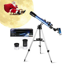 Carica l&#39;immagine nel visualizzatore di Gallery, TELMU Telescopio Astronomico GS700/60, Ingrandimento (117x e 28x), Oculare...
