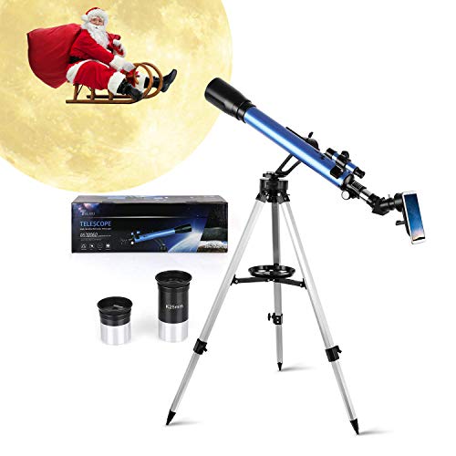 TELMU Telescopio Astronomico GS700/60, Ingrandimento (117x e 28x), Oculare...