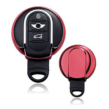 Carica l'immagine nel visualizzatore di Gallery, Heart Horse Coperchio Chiave Auto per Mini-Soft TPU Telecomando Rosso