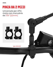 Carica l&#39;immagine nel visualizzatore di Gallery, Moto Specchietto Retrovisore Omologati Universali Specchi Specchio...