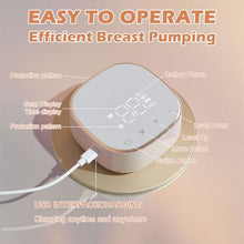 Carica l&#39;immagine nel visualizzatore di Gallery, Tiralatte elettrico, Tiralatte Portatile Doppio Ricaricabile con 3 Modalità 9 Livelli, Senza BPA, con Touchscreen Sensibile LED, Massaggio e Funzione Suck, Tiralatte da Viaggio Ricaricabile